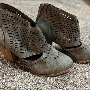Buckle brand ankle boots